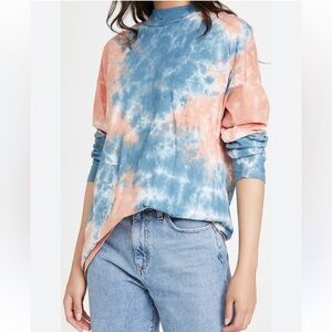 Free people Tie-Dye long sleeved tee